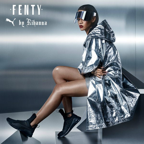 Rihanna Gives Futuristic Glam In New Fenty x PUMA Promo Pics