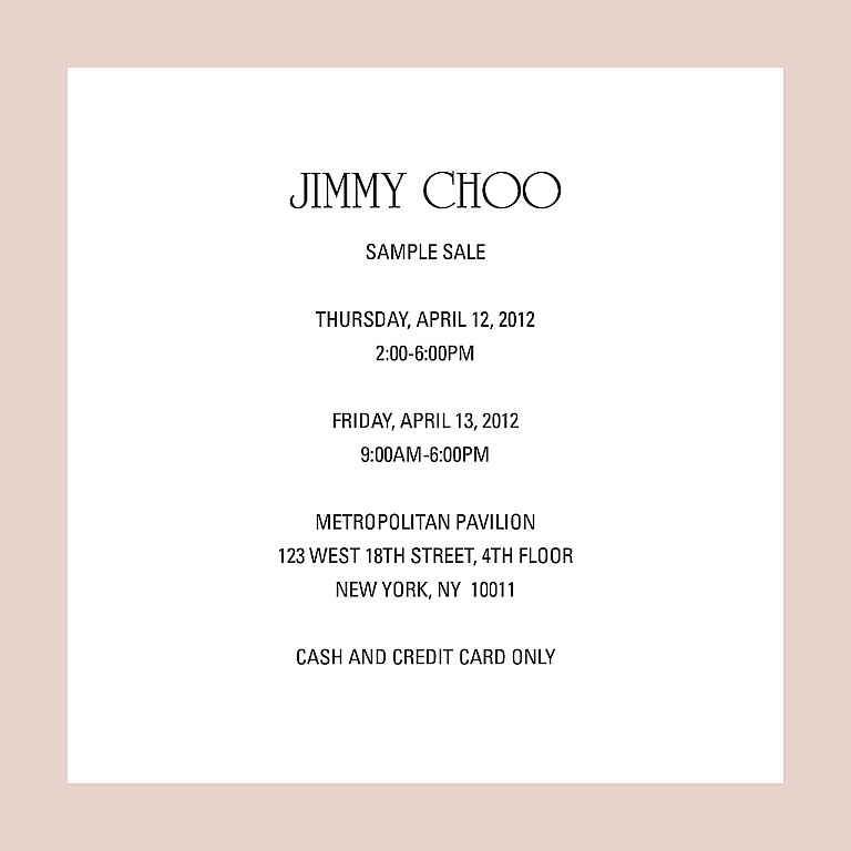 jimmy choo pavilion