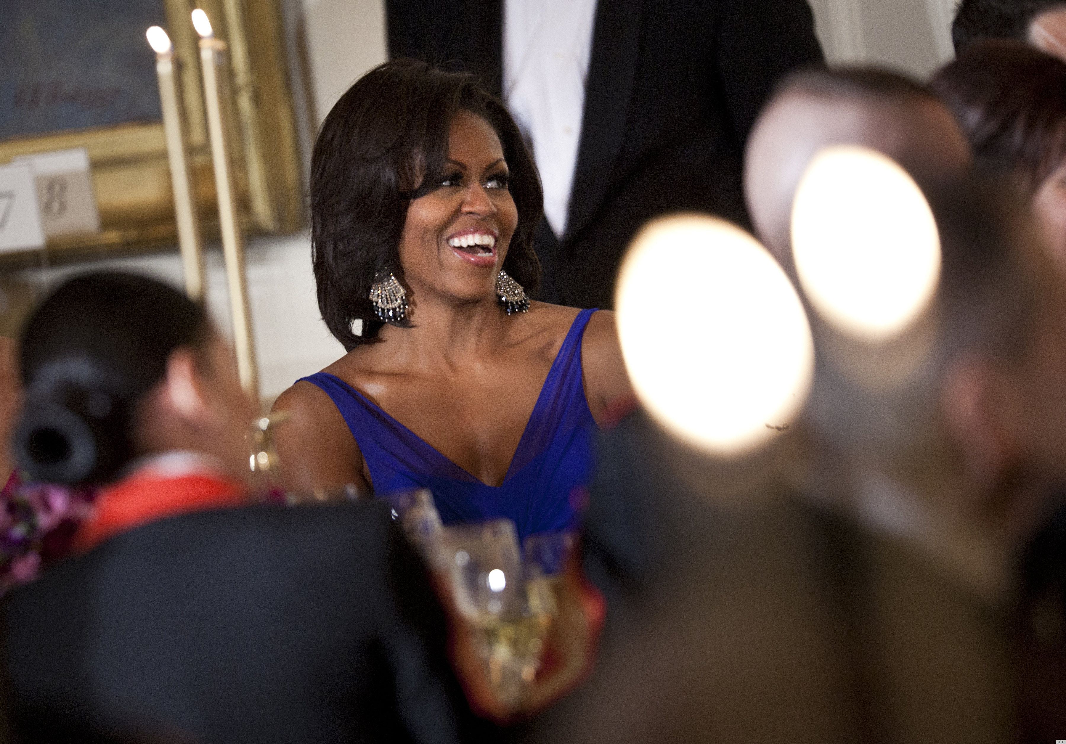 Michelle Obama Beautiful in Blue | Jones Magazine