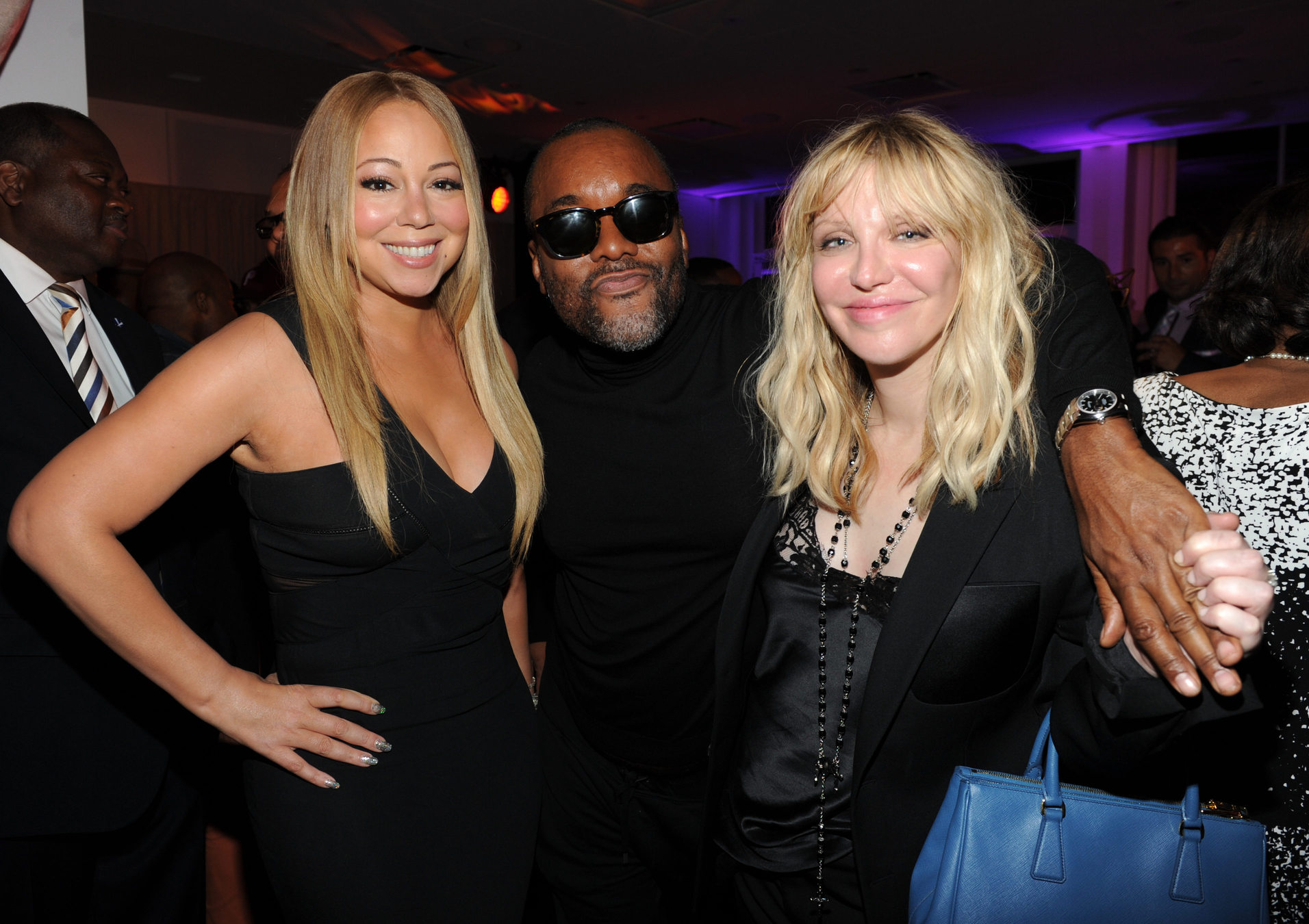 EMPIRE: EMPIRE Special Guests Mariah Carey and Courtney Love celebrate with EMPIRE Creator/Executive Producer at the EMPIRE Season Two season premiere event at Carnegie Hall on Saturday, Sept. 12 in New York, NY. Season Two premieres Wednesday, Sept. 23 (9:00-10:00 PM ET/PT) on FOX. © 2015 FOX BROADCASTING CR: Frank Micelotta/FOX